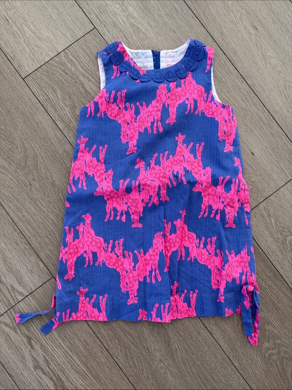 Lilly Pulitzer giraffe shift dress girls size 5